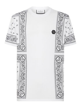 PHILIPP PLEIN PHILIPP PLEIN T-Shirt 125 Biały Regular Fit