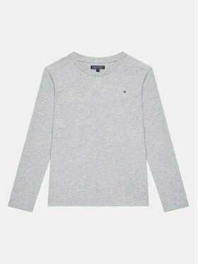 Tommy Hilfiger Majica KB0KB04141 D Siva Long Sleeve