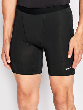 Reebok Reebok Pantaloncini sportivi Compression HG6380 Nero Slim Fit