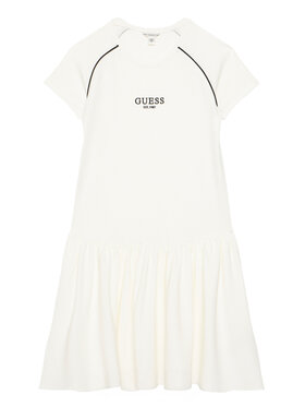 Guess Guess Kleid für den Alltag J6RK02 KCY62 Weiß Regular Fit