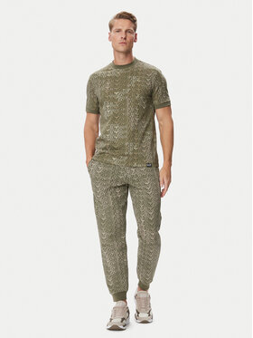 EA7 Emporio Armani EA7 Emporio Armani Тишърт 7M002819 AF12874 F7011 Зелен Regular Fit