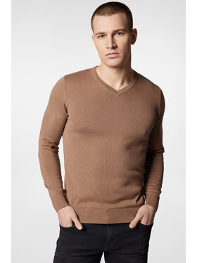 Próchnik Próchnik Sweter SPM6 SW073223000117 Beżowy Regular Fit