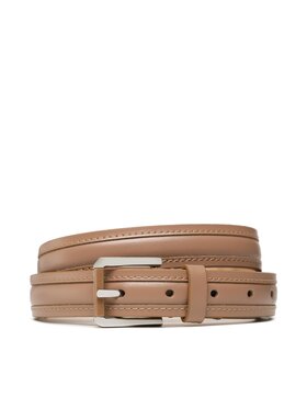 Calvin Klein Calvin Klein Pasek Damski Ck Summer 25Mm Insert Belt K60K610648 Brązowy