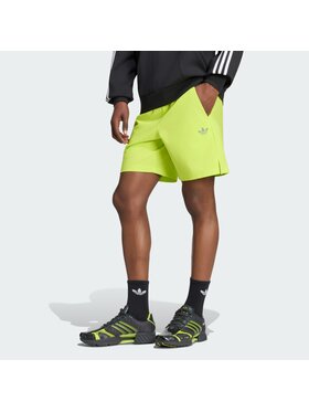 adidas adidas Szorty materiałowe 163192 Żółty Regular Fit