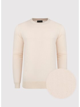Pako Lorente Pako Lorente Sweter P25SF-2X-007 Beżowy Classic Fit