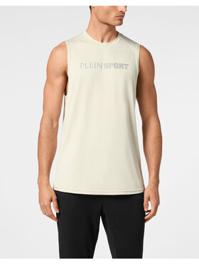Plein Sport Plein Sport Tank top 22979 Szary Regular Fit