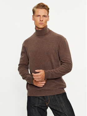 United Colors Of Benetton United Colors Of Benetton Golf 1002U2180 Brązowy Regular Fit