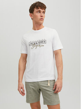 Jack&Jones Jack&Jones T-Shirt Splash 12235487 Bílá Standard Fit