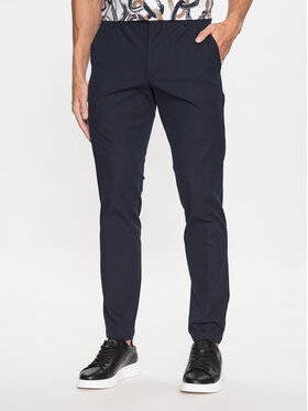 BOSS Boss Auduma bikses Kaito1_T 50487754 Tumši zils Slim Fit
