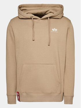 Alpha Industries Alpha Industries Bluza Basic Small Logo 196318 Beżowy Regular Fit