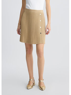 Liu Jo Liu Jo Spódnica mini WA5059MS64JA4342 Beżowy Regular Fit