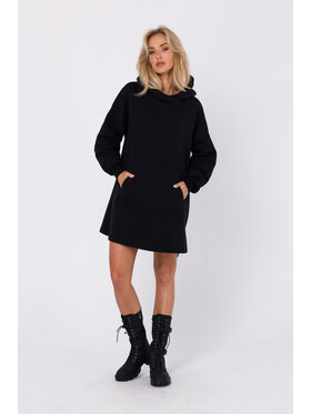 Made of Emotion Made of Emotion Každodenné šaty M762 Čierna Modern Fit