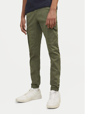 Jack&Jones Junior Jack&Jones Junior Riidest püksid Paul 12151639 Roheline Slim Fit