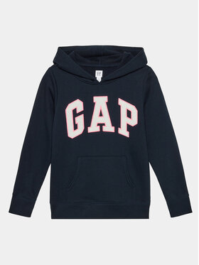 Gap Majica Dugih Rukava 849381-10 Tamnoplava Regular Fit