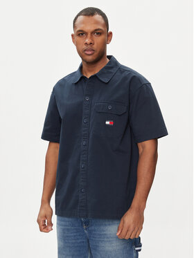 Tommy Jeans Tommy Jeans Риза Essential DM0DM18969 Тъмносин Regular Fit