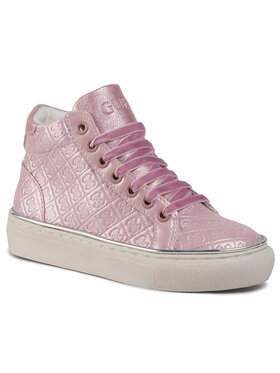 Guess Guess Sneakersy Missy Hi FI8MIS FAL12 Różowy