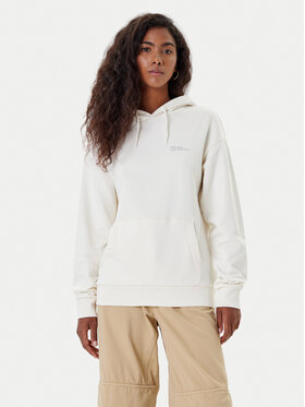 Jack Wolfskin Jack Wolfskin Μπλούζα Essential A63848 Εκρού Regular Fit