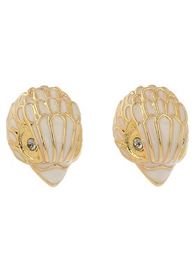 Kurt Geiger Kurt Geiger Обици 691-Enamel Eagle Studs 0091110429 Бял