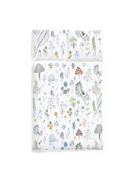 White pocket White pocket Komplet pościeli satynowa Biały