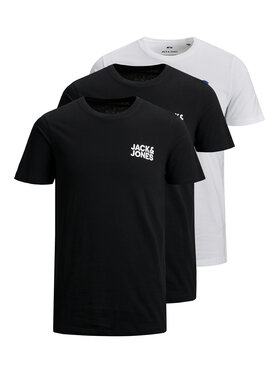 Jack & Jones Jack & Jones Póló szett Corp Logo 12191762 Fekete Slim Fit