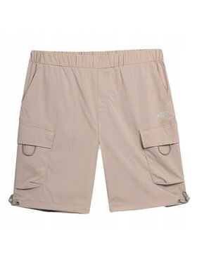 4F 4F Szorty TSHOM053 Beżowy Comfortable Fit