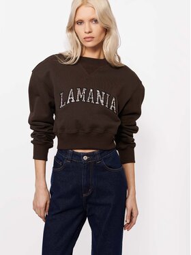 La Mania La Mania Mikina AVAIA Hnedá Basic Fit