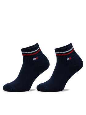 Tommy Hilfiger Tommy Hilfiger Unisex trumpų kojinių komplektas (2 poros) 701228177 Tamsiai mėlyna