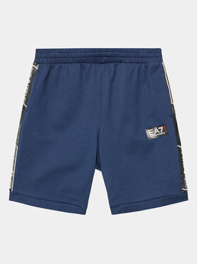 EA7 Emporio Armani EA7 Emporio Armani Pantaloncini di tessuto 3RBS56 BJ05Z 1554 Blu scuro Regular Fit
