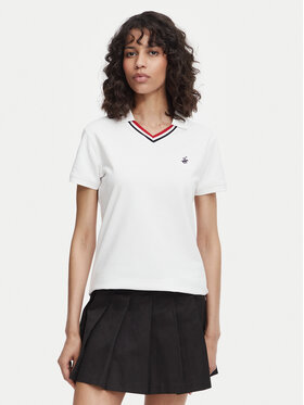 Beverly Hills Polo Club Beverly Hills Polo Club Polo P-SS26W-P2217 Biały Regular Fit
