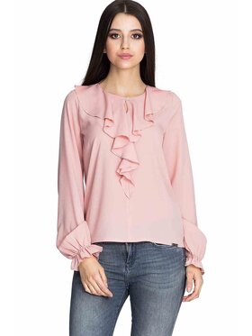 FIGL FIGL Halenka M609 Růžová Regular Fit