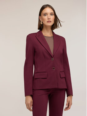 Motivi Motivi Marynarka Q134Q001175N036 Bordowy Slim Fit
