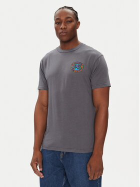 DC DC T-Shirt ADYZT05458 Szary Heritage Fit