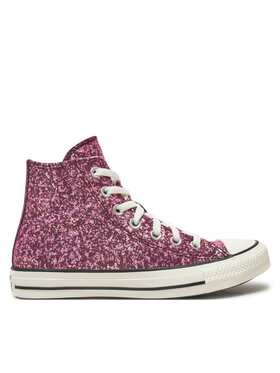 Converse Converse Plátenky Chuck Taylor All Star Glitter Hi A11137C Ružová