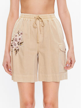 TWINSET TWINSET Short en tissu 231TT2391 Beige Regular Fit