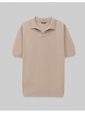 Borgio Borgio Polo provaglio_bz Beżowy Classic Fit