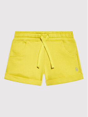 United Colors Of Benetton United Colors Of Benetton Sporta šorti 3J68I0973 Dzeltens Regular Fit