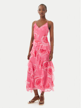 Vero Moda Vero Moda Večerna obleka Smilla 10346307 Roza Regular Fit