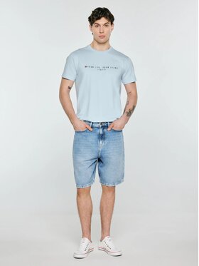BIG STAR BIG STAR T-Shirt OLIVER_400_150 Niebieski Basic Fit