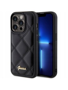 Guess Guess Etui na telefon iPhone 15 Pro Czarny