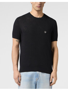 PHILIPP PLEIN PHILIPP PLEIN T-Shirt 30681 Černá Regular Fit