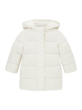 Guess Guess Žieminė striukė K6BL09 W3974 Kreminė Regular Fit