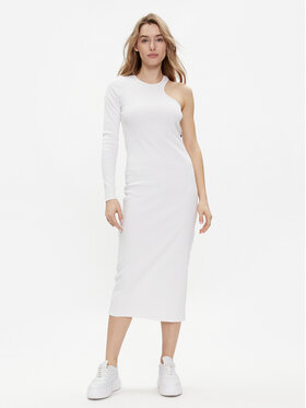 REPLAY Replay Kootud kleit W9074.000.23587 Valge Slim Fit