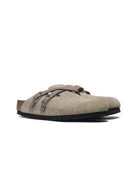 Birkenstock Birkenstock Klapki Blair Suede Leather Women Zielony