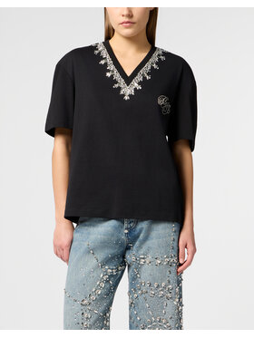 PHILIPP PLEIN PHILIPP PLEIN T-Shirt 29018 Czarny Regular Fit