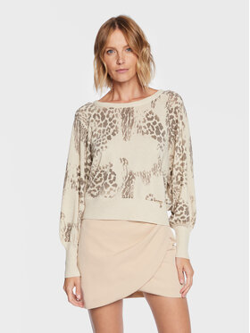 Gaudi Gaudi Jeans Pullover 311BD53003 Beige Regular Fit