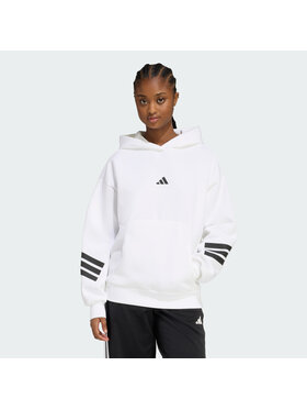 adidas adidas Bluza Future Icons Biały Loose Fit