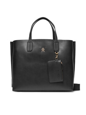 Tommy Hilfiger Tommy Hilfiger Torbica Th Distinct Satchel AW0AW17335 Crna