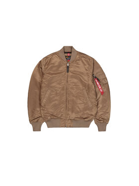 Alpha Industries Alpha Industries Kurtka bomber MA-1 VF 59 Long Brązowy Slim Fit