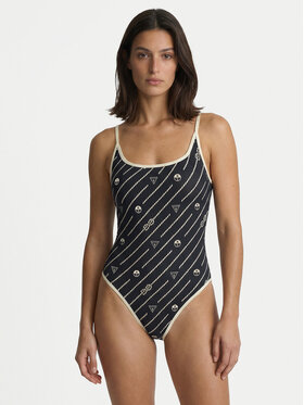 Guess Guess Бански костюм W6GZ07 K3280 Тъмносин