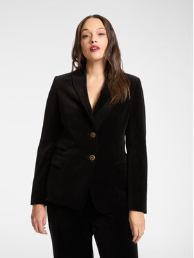 Elena Mirò Elena Mirò Giacca di transizione Q128P000061N033 Nero Slim Fit